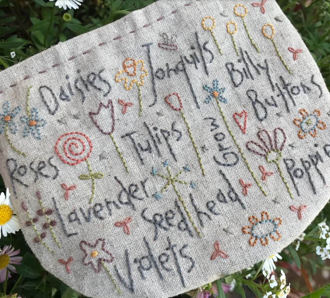 Flower Study Purse