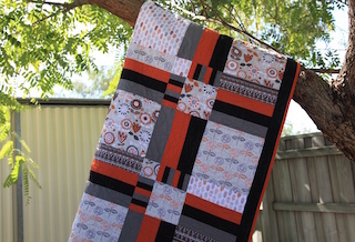 'Camping' Quilt (with the folding pocket option!)