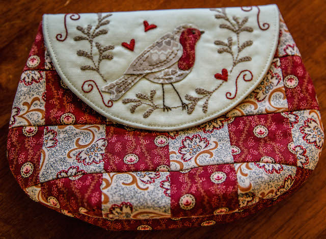 'Red Robin Pouch and Jewellery Keep' Kit