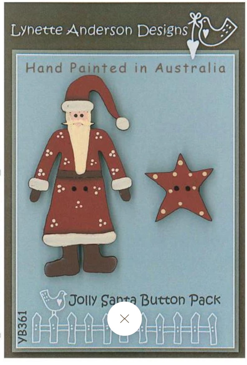 Jolly Santa Button Pack