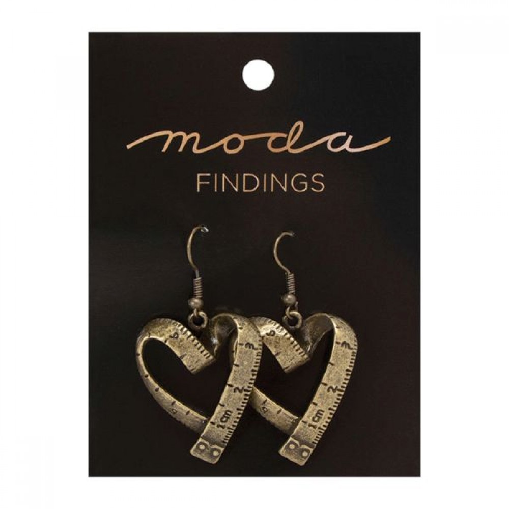 MODA - Ear rings -  Vintage Heart