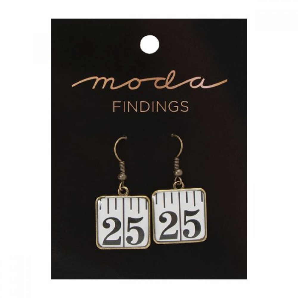 MODA - Ear rings - tape measure