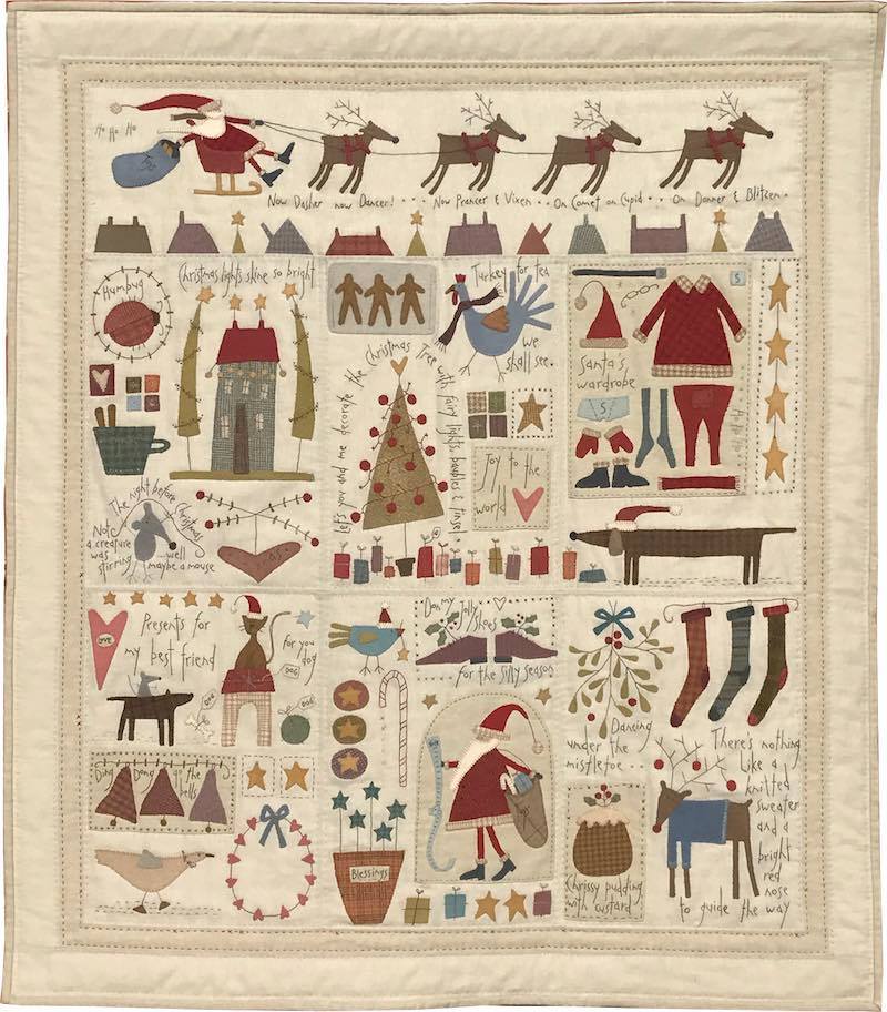 'The Santa, The Tree, The Turkey and Me' Quilt Kit