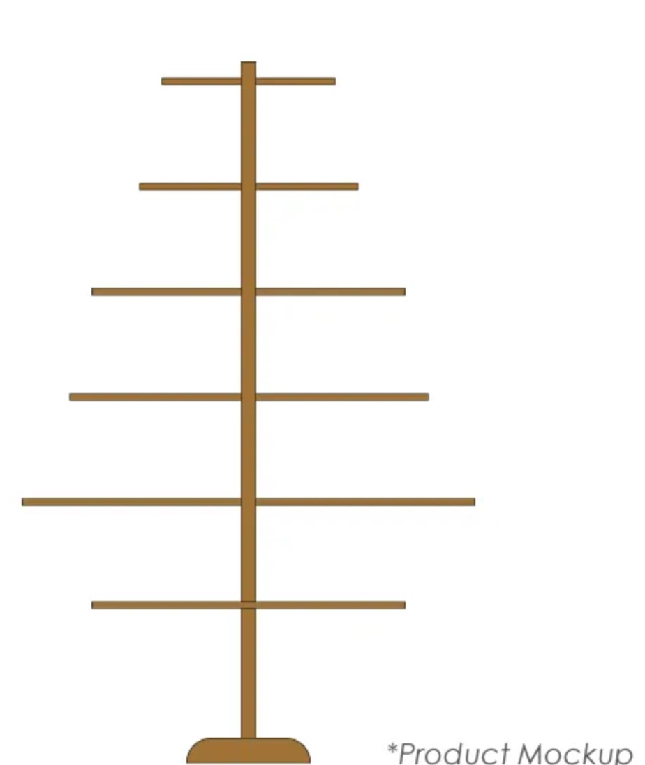 DEVONSTONE DOWEL CHRISTMAS TREE