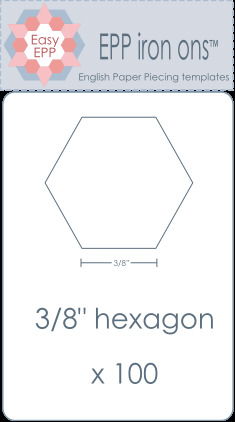 3/8" hexagons